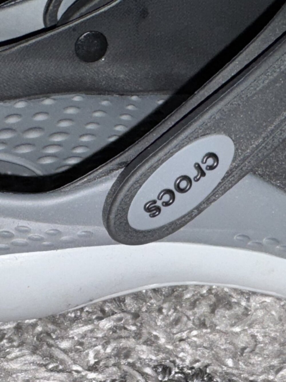 Crocs Lite Ride Black and Grey - Picture 6 of 7